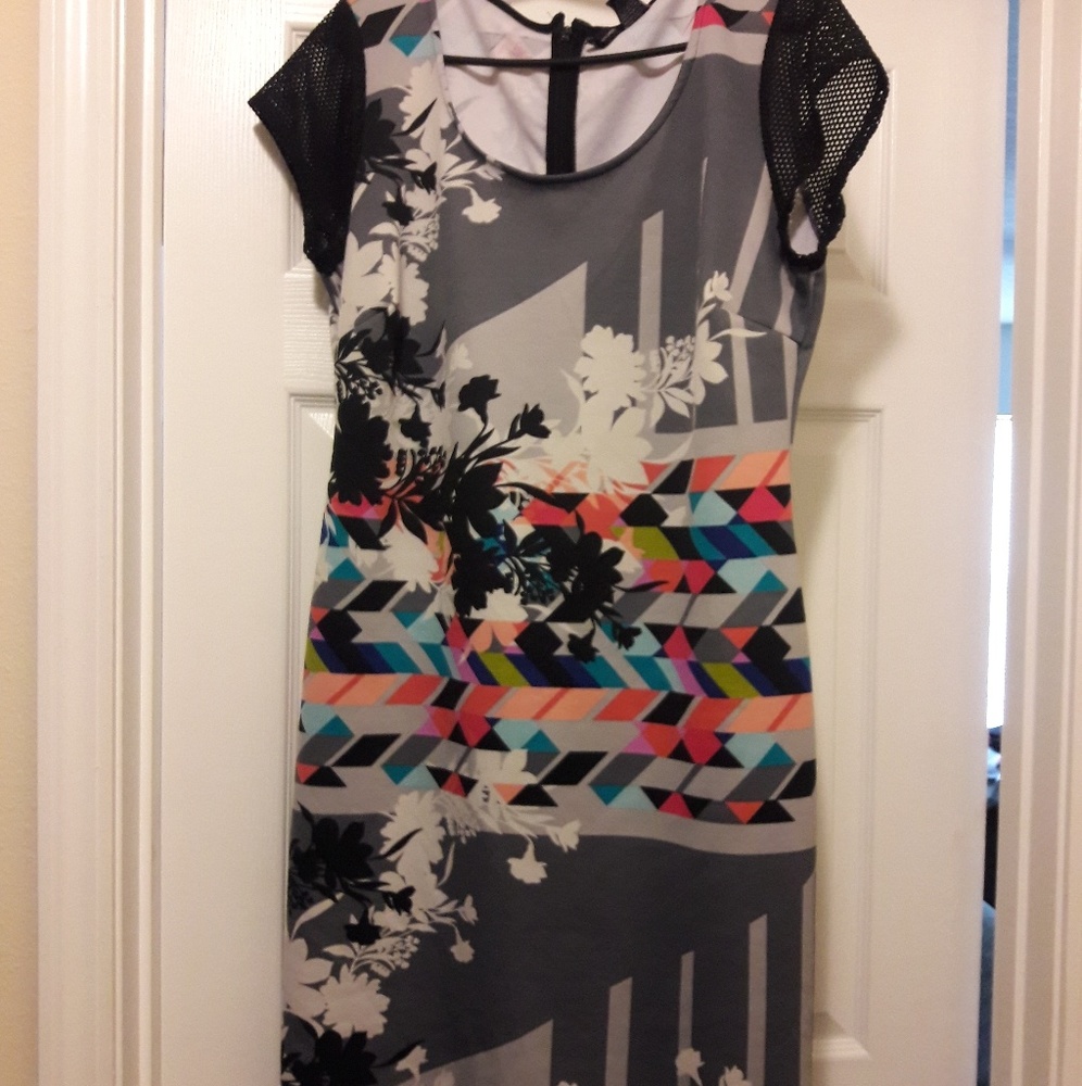 Multi color mini dress